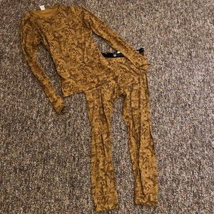 Amazing western print burton long john set